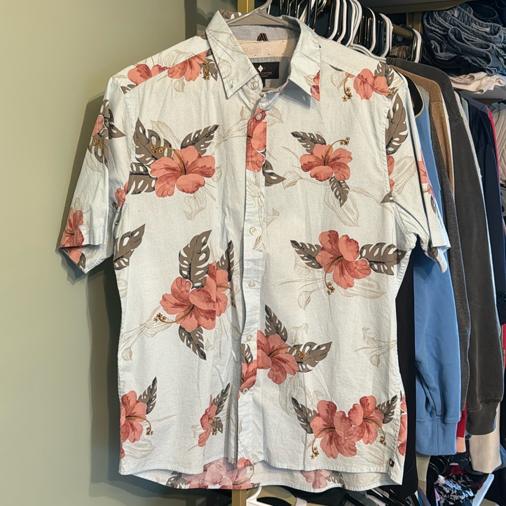 ARGYLECULTURE by Russell Simmons: Tropical short sleeve button up